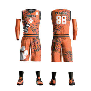 Camiseta de sublimación personalizada Reversible para jóvenes de alta calidad, pantalones cortos para hombres, estilo hecho en Pakistán, paquete de Oferta - Product Image 3