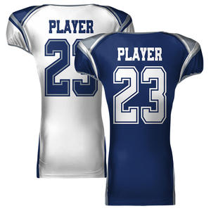 Jersey de fútbol americano OEM 2021 al por mayor para jóvenes, con diseño personalizado / Uniformes de fútbol americano personalizados - Product Image 2