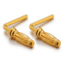 Connecteur banane 2 mm pour montage sur circuit imprimé, fiche et prise banane électriques