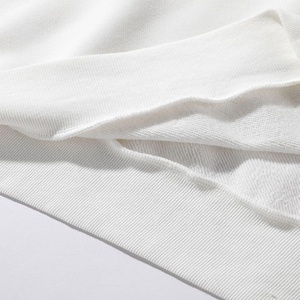 เสื้อสเวตเตอร์คอกลมสวมหัวแขนยาวโอเวอร์ไซส์สำหรับผู้ชายเสื้อออกกำลังแบบคลาสสิกเสื้อยืดถักปักลายด้านข้าง - Product Image 3