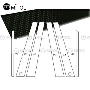 Carbon Fiber Cửa Sổ Xe Trụ Cột Trang Trí Cho BMW - Product Image 1
