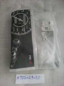 Carcasa de Velocímetro Negra Mate N72202905D, Pieza de Repuesto para Motocicleta TVS - Product Image 2