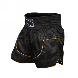 Pantalones cortos de boxeo muay thai, shorts de lucha elásticos personalizados, 100 poliéster, venta al por mayor - Product Image 1