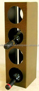 Top vente à la main fer métal casier à vin support de stockage barre présentoir décoratif porte-bouteilles de vin galvanisé support de vin - Product Image 5