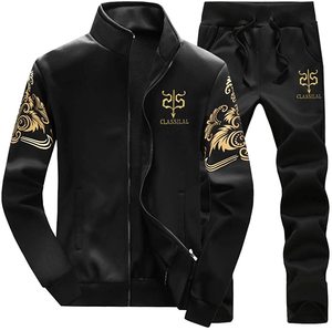 <b>Men's</b> Tracksuit Athletic Sports Casual Full Zip Warm Jogging Sweatsuit - Product Image 3