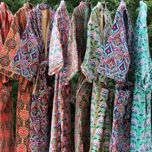 Veludo Kimono Roupão de Banho Roupas Femininas Kimono
