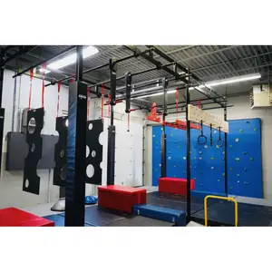 Popular Durable Safety Customized Indoor American Ninja Warrior Obstacle Course Playground