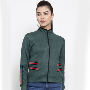 Women's Popular Simple Casual Leather Jacket Winter Autumn Suede Cotton Quilted Multiple Silks <b>Linens</b> Nylons Available Solid - Product Image 4