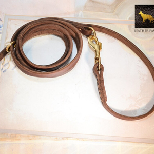 ปลอกคอสุนัขหนังนิ่มแฮนด์เมด - Product Image 1