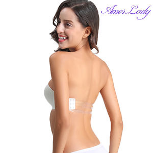 Sujetador Push-Up Invisible Cómodo y Sexy del Fabricante, sin Espalda, con Logotipo Estampado, sin Varillas, Acolchado, Disponible <span class=keywords><strong>para</strong></span> Bikini - Product Image 2