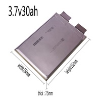 Batería de polímero de litio recargable, celda de 3,7 V 30ah, bolsa de lion, bolsa de litio lipo nmc