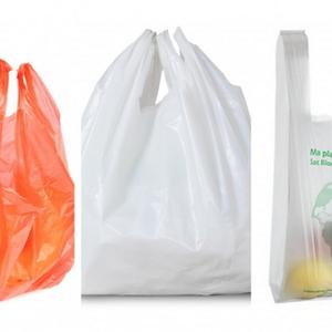 Bolsa de plástico bolsas de plástico de supermercado chaleco impreso asas LDPE/HDPE Compras - Product Image 2
