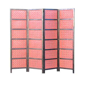 Divisor de habitación de madera con diseño tradicional hecho a mano, pantalla de privacidad para Decoración - Product Image 5