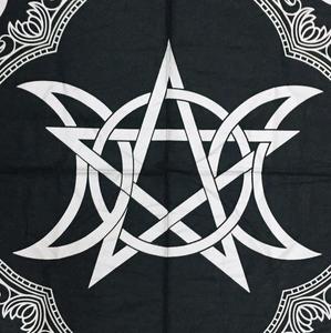 ไพ่ทาโรต์ดาวห้าแฉกขนาด24นิ้วทำมือเวทมนตร์คาถาอินเดียอิสลามแท่นบูชาผ้าตกแต่งบ้านโดยผู้ส่งสินค้า - Product Image 2