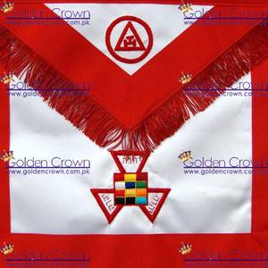 Masonic Royal Arch Past Sumo Sacerdote PHP Delantal Bordado a mano | Masonic Regalia Delantal Proveedor - Product Image 5