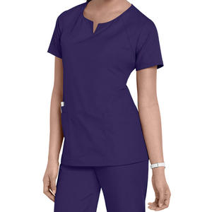 Femminile RTS tessuto tessuto Spa personale di bellezza e infermiera ospedaliera uniforme Scrub Top - Product Image 6