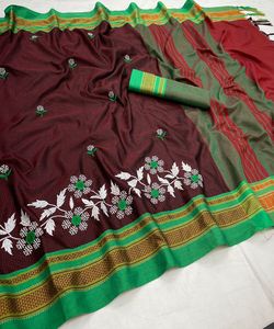 Sarees de Seda Banarasi para Fiestas y Bodas, Prenda India - Product Image 1
