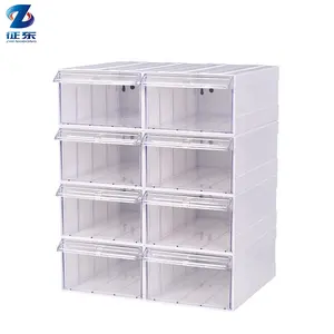 Cajón de plástico con separadores, caja de almacenamiento blanca para el hogar, organizador, precio competitivo