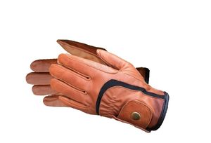 Gants d'équitation pour femmes en cuir véritable - Product Image 5