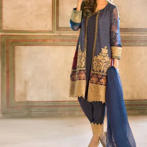 الباكستاني سراويل و قمصان هندية بالجملة الهند وباكستان الملابس لينين فساتين السيدات السويسري الحديقة النساء سراويل وقمصان هندية باكستانية