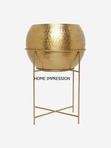 Metal Decorative <b>Tall</b> Garden Outdoor Planters Handmade Iron Wrought Metal Decor Designer Planter - Product Image 5