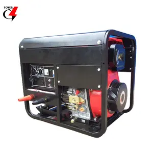 Generator Welder High Quality Denyo 7kw 7k 300 Amperes 300amps Ultrasonic Diesel Welding Welder Generators Machine 300 Amp 7kva Generator-welder