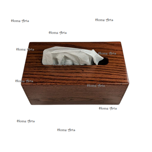 กล่องเก็บทิชชู่ไม้ทรงสี่เหลี่ยมผืนผ้ากล่องเก็บผ้าเช็ดปากดีไซน์ล่าสุด - Product Image 6
