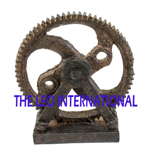 Aluminium Métal Forme Unique Marron Sculpture Antique Luxe Pour La Maison Bureau Table Décoration Sculpture - Product Image 2