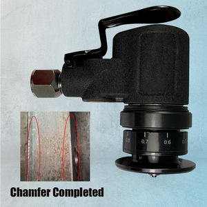 Lematec <b>Mini</b> Pneumatic Chamfering Machine 20000 Rpm 45 Degree Air Powered Handheld <b>Grinder</b> For Metal Bearing Gear - Product Image 5