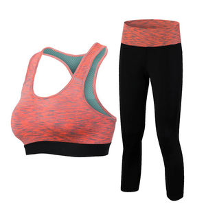 Ensemble de 2 pièces de Yoga sans couture pour femmes, vêtements de Fitness, de course, d'entraînement, de course, d'exercice physique, top, vente - Product Image 1