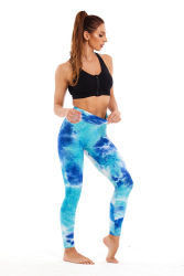 Leggings de yoga pour femmes, style tendance, impression numérique OEM, taille mi-haute, sublimation, leggings de fitness, entraînement, sans couture, salle de sport - Product Image 5