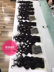 Extension de cheveux péruviens naturels 4x4 et 5x5, nattes de cuticules à effet éventail, de haute qualité au prix d'usine réel - Product Image 3