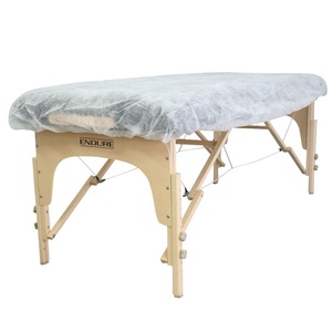 Sábanas Desechables Ajustables para Camillas de Masaje con Elásticos para SPA, Exámenes Médicos, <span class=keywords><strong>Tatuajes</strong></span>, Depilación, No Tejidas, 82'' x 30'' - Product Image 1
