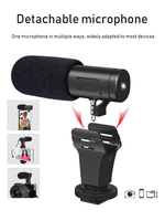 Portable KIT-06LM LED lumière trépied vidéo enregistrement intelligent téléphone vlogging kit avec Microphone