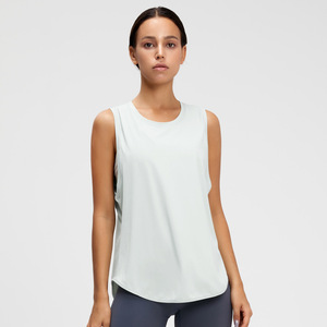 Manufacturer Customized Quick Dry Anti-shrink Custom Gym Workout women's breathable Sports Yoga Fitness Tank <b>Tops</b> For Women - Product Image 5