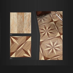 สีกาแฟพร้อมดีไซน์ที่ดีกระเบื้องปูพื้นพื้นผิวไม้40x40cm - Product Image 3