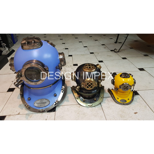 Casco de Buceo Antiguo, Artículos Marítimos, Decoración Moderna para el Hogar, Casco de Buceo para Mesa de Salón - Product Image 6