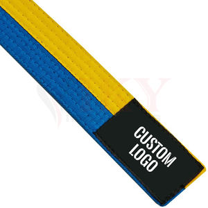 Ceintures de karaté de haute qualité en coton Master Belt Adultes BJJ Jujitsu Karaté Formation Personnalisable Arts Martiaux Porter Service OEM - Product Image 5