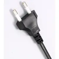 KTL KC Approved AC Power Cord Cable, Korean Plug, 2 Pin