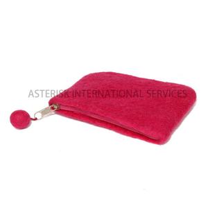 Sac à main mini en feutre Asterisk FP-151, fait main, style anglais, pour femme, 100% pure laine de Nouvelle-Zélande, fermeture éclair, portable, hiver - Product Image 1