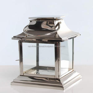 High Quality Handmade Wedding Decoration Lanterns Polished Metal Stainless Steel <b>Candlestick</b> <b>Holder</b> for Home Decor - Product Image 1