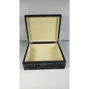 Daphoco โมเดล0006ขายดีที่สุดกล่องทองเหลืองล็อคย้อนยุคแม่ชีราชินีทรงต่างๆ0.3x0.23x0.115เครื่องประดับ MDF กำมะหยี่เรซิน MDF - Product Image 5