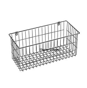 New Arrival Classic Three-Tier Iron <b>Wire</b> <b>Wall</b> Basket Handmade Tall Size Storage for Wholesale New Classic <b>Wire</b> <b>Wall</b> Basket - Product Image 3