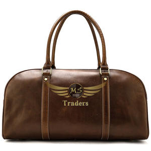 Sac de voyage en cuir véritable, Vintage, marron foncé, sac de luxe de bonne qualité pour les voyages, sur mesure, grand espace - Product Image 1