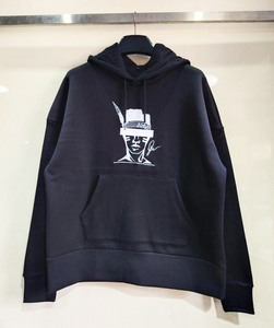 Sudadera con capucha personalizada para hombre, prenda de algodón con bordado, de gran tamaño, con logotipo personalizado y tejido pesado - Product Image 2