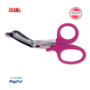 Ciseaux médicaux, incurvés en acier inoxydable, avec Logo personnalisé, plusieurs couleurs, alimentation universelle, jeux chirurgicaux - Product Image 1