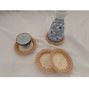 Conjunto de 4 manteles individuales tejidos, Mantel Individual redondo para bebidas, bandeja de joyería, decoración de mesa, colección nueva - Product Image 2
