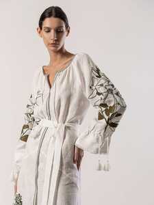 2021 meilleure vente femmes été Maxi robe décontracté Chic pour vacances à la plage broderie ukrainienne innovante coupe naturelle Resort - Product Image 4