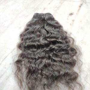 100% เวอร์จินธรรมชาติอินเดียต่อผมหยักสำหรับขาย - Product Image 1