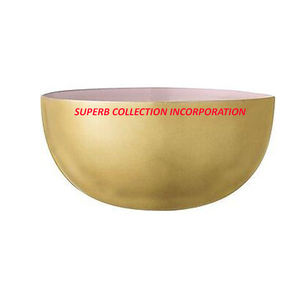 Bol fantaisie de Fruits décoratifs pour maison, finition en émail or, vintage fabriqué en inde, vente d'usine directe OEM - Product Image 1